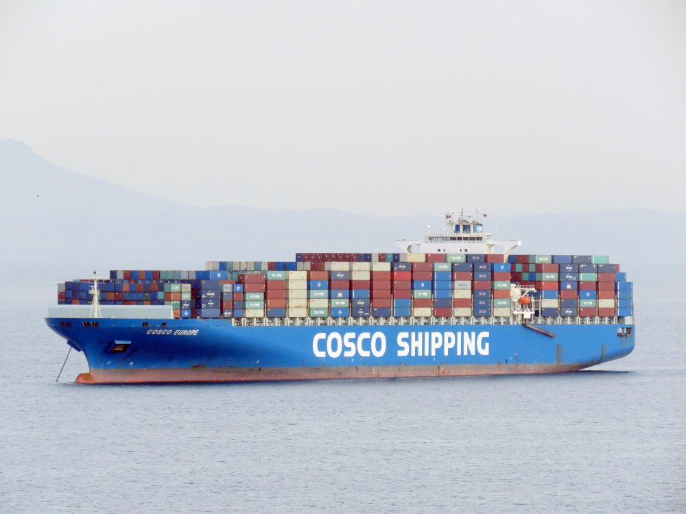 COSCO Europe, IMO 9345415, Call sign 3EOC5, Gearless container ships