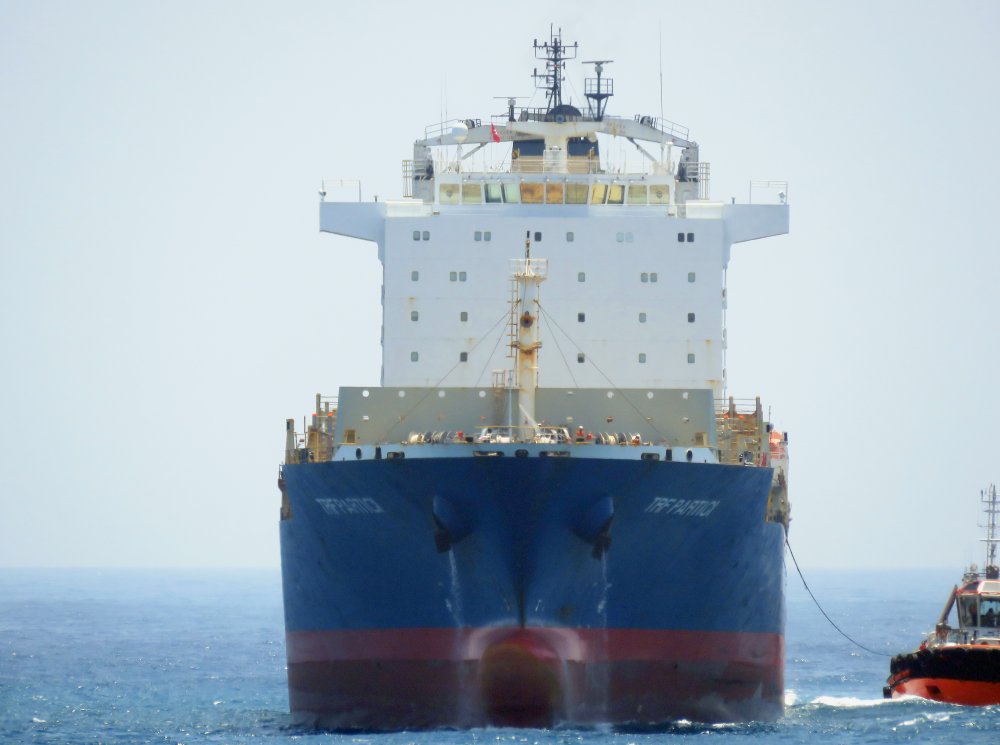 TRF Partici, IMO 9419785, Call sign A8UF9, Gearless container ships, Photo #3 TRF Partici